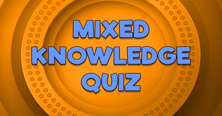 Banner for Mixed Knowledge Quiz