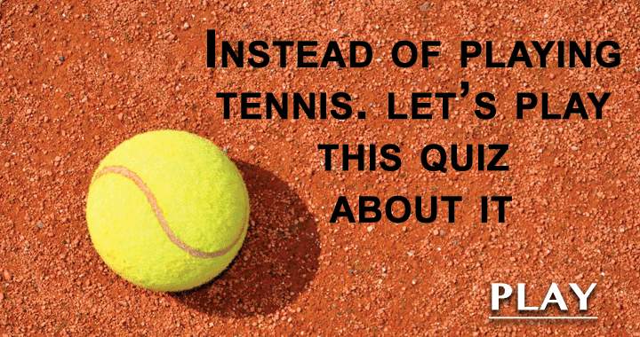 Banner for Tennis Quiz