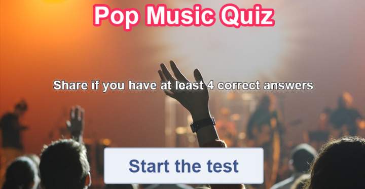 Banner for Mixed Pop music Quiz