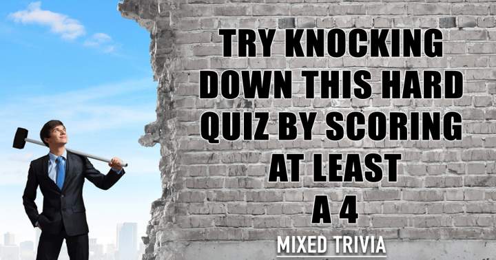 Banner for Are you smart enough to knock down this quiz?