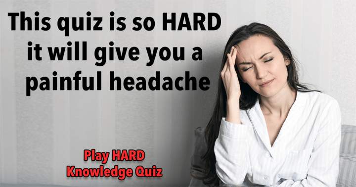 Banner for HARD Knowledge Quiz