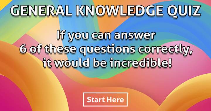 Banner for General Knowledge Quiz