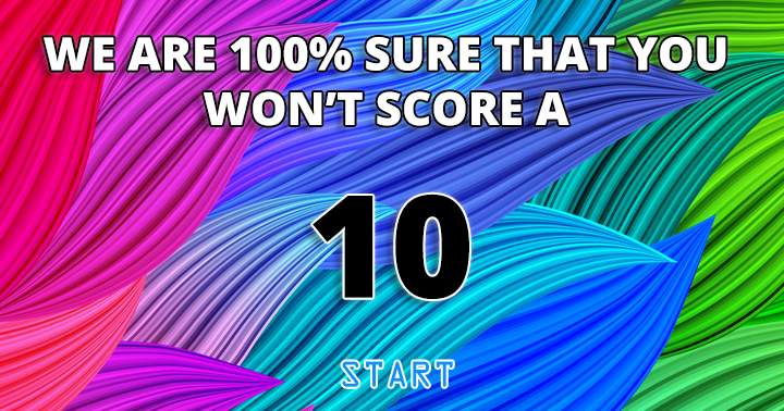 Banner for You simply won't score a perfect 10