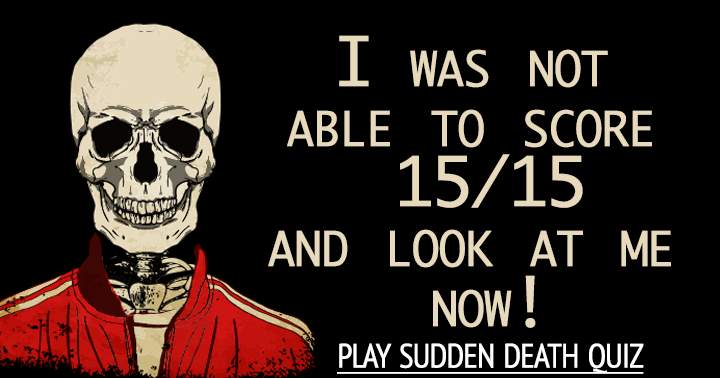 Banner for Sudden Death Quiz