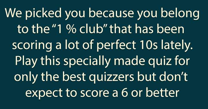 Banner for 1% Club quiz