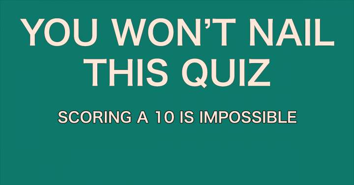 Banner for You'll fail this quiz!