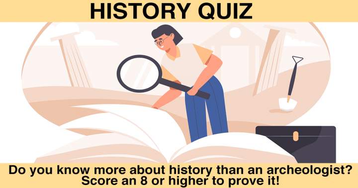 Banner for Quiz on historical events.