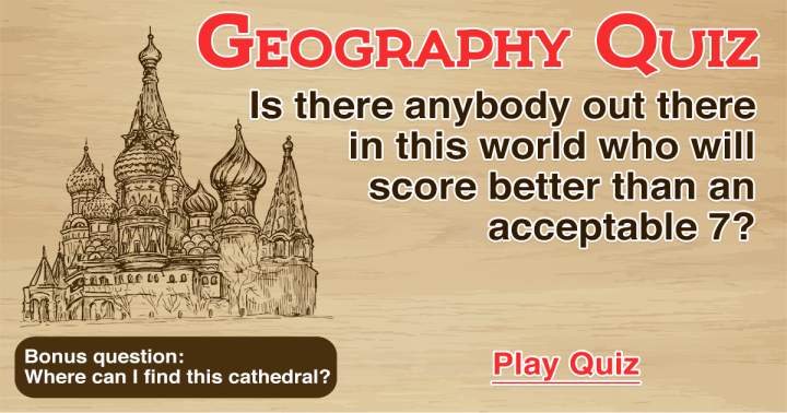 Banner for Geography Quiz