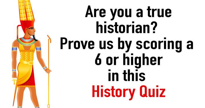 Banner for A quiz about history.