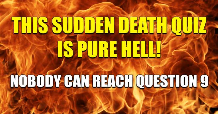 Banner for 'Surprise Death Quiz'