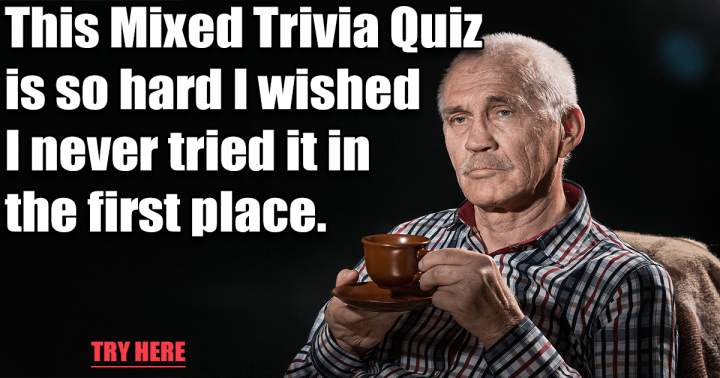 Banner for Trivia Quiz with a Mix of Topics