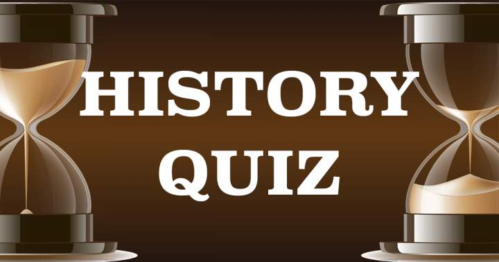 Banner for Quiz on historical events.