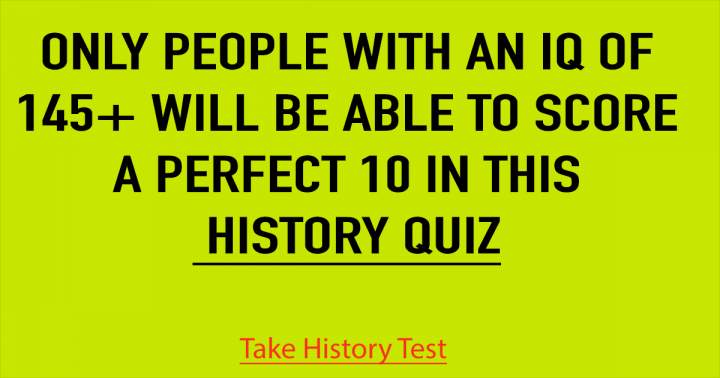 Banner for Quiz that challenges history