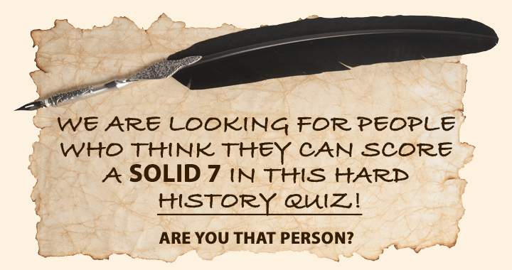 Banner for 'Quiz on History'