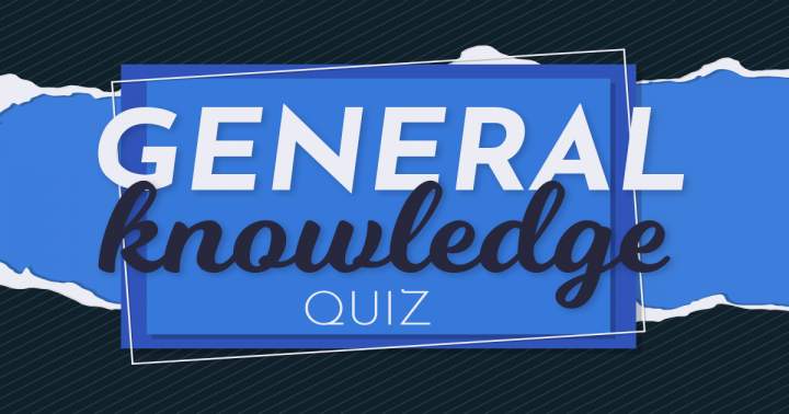 Banner for Quiz on general knowledge.