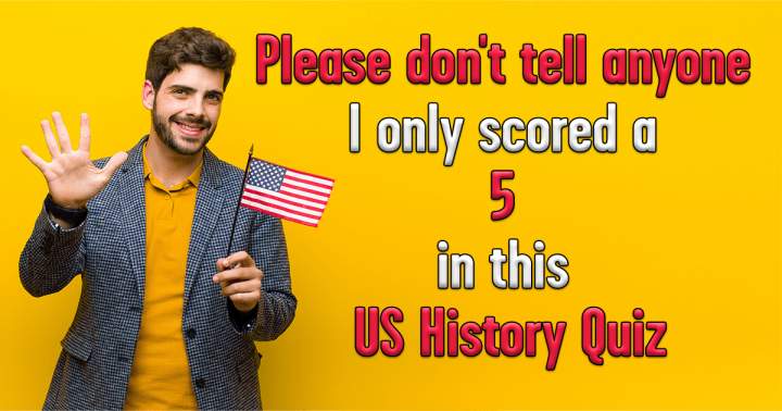 Banner for Quiz on the history of the United States.