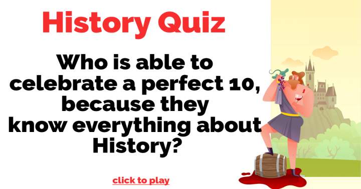 Banner for Quiz on historical events.