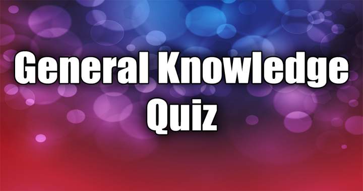 Banner for Quiz on General Knowledge.