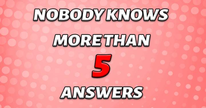 Banner for No one is aware of over 5 answers.