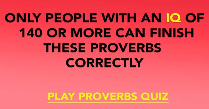 Banner for Quiz on Proverbs.