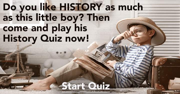 Banner for Quiz on historical events.