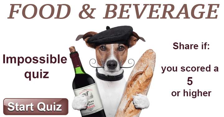 Banner for It seems unattainable to achieve a satisfactory score in this food quiz.