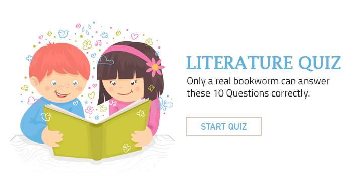 Banner for Answering these 10 questions correctly is a task only for a true bookworm.