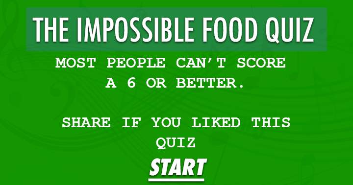 Banner for Can you achieve a respectable score on the challenging Food Quiz?