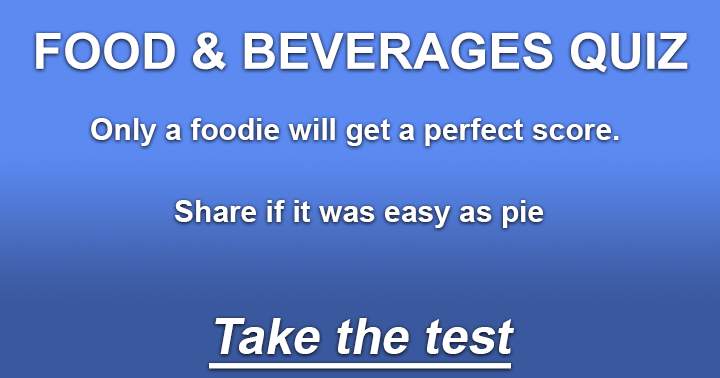 Banner for A perfect score is achievable only for a foodie.