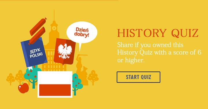 Banner for If you possessed this History Trivia Quiz, share it.