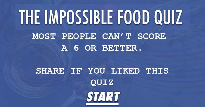 Banner for Are you ready to take on the Impossible Food Quiz?