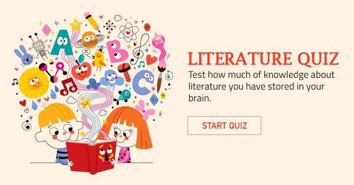 Banner for Literature quiz that's insanely difficult, featuring 10 challenging questions.