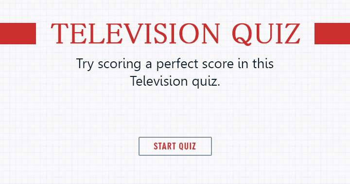 Banner for Trivia about television that is extremely difficult.