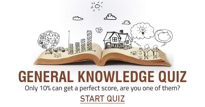 Banner for Are you part of the 10% who can achieve a flawless score in this General Knowledge quiz? Share now!