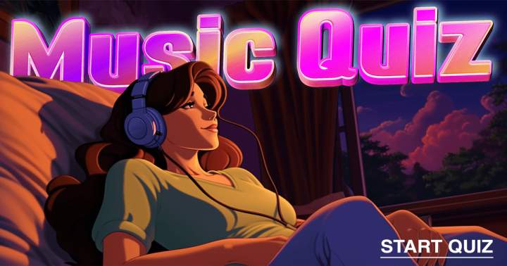 Banner for Music Quiz that poses a challenge