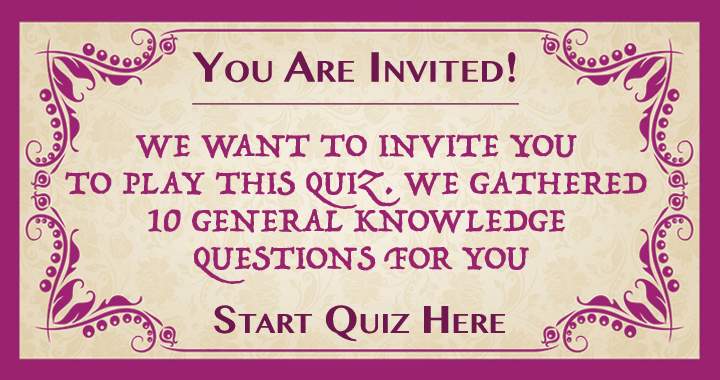 Banner for Quiz on General Knowledge