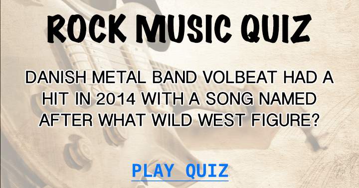 Banner for Quiz on Rock Music