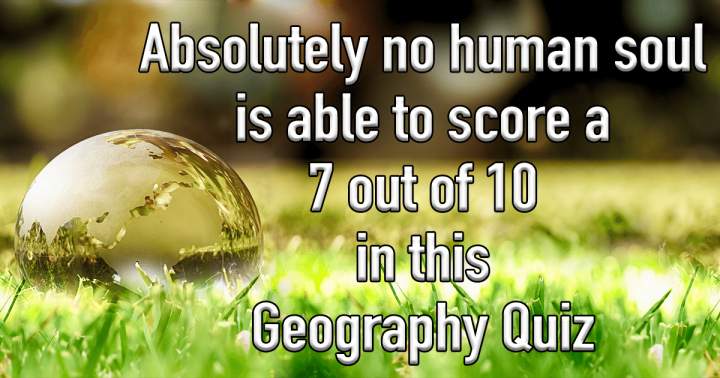 Banner for Geography Quiz that Presents a Challenge.