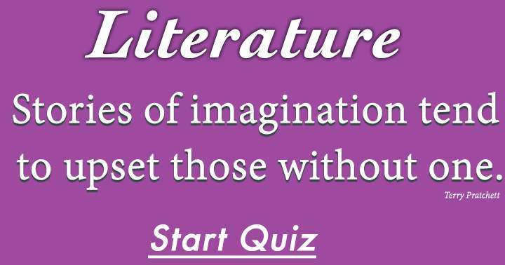 Banner for Quiz on literature