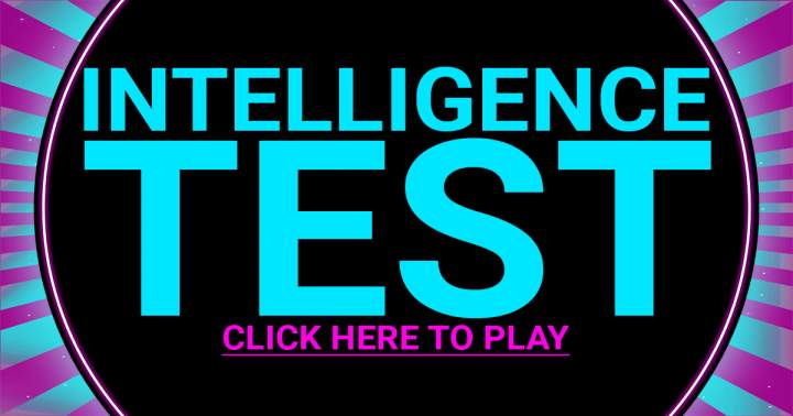 Banner for Intelligence Test that is Tough