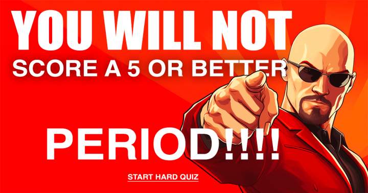 Banner for This quiz is absolutely unbeatable. Period!