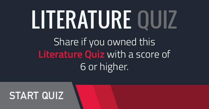 Banner for Are you able to master this Literature quiz?