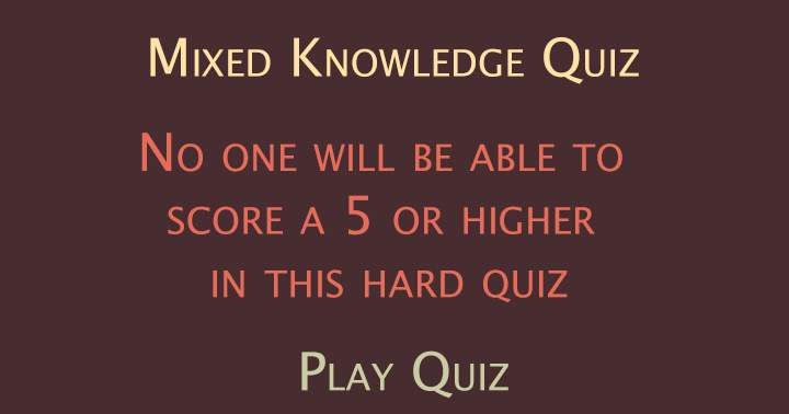 Banner for Quiz with a blend of various knowledge topics