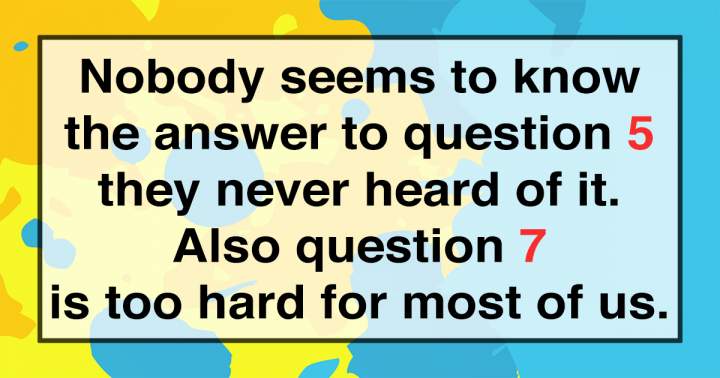 Banner for Are you able to answer all 10 questions accurately?