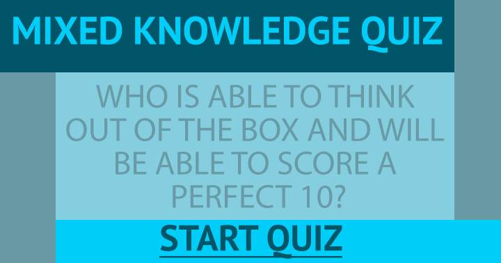 Banner for Quiz with a blend of different knowledge topics.