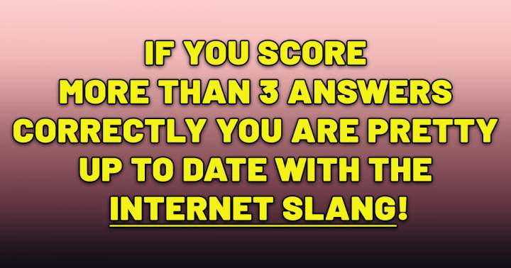 Banner for Do you know the latest internet slang?