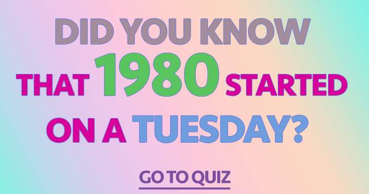 Banner for Test your knowledge of the year 1980 with this quiz!