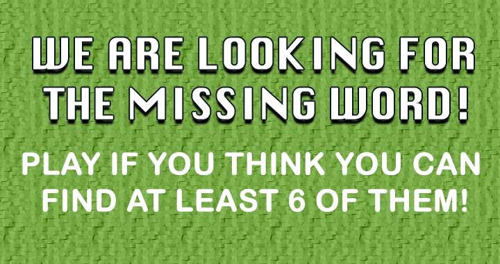 Banner for Please locate the word that is missing.