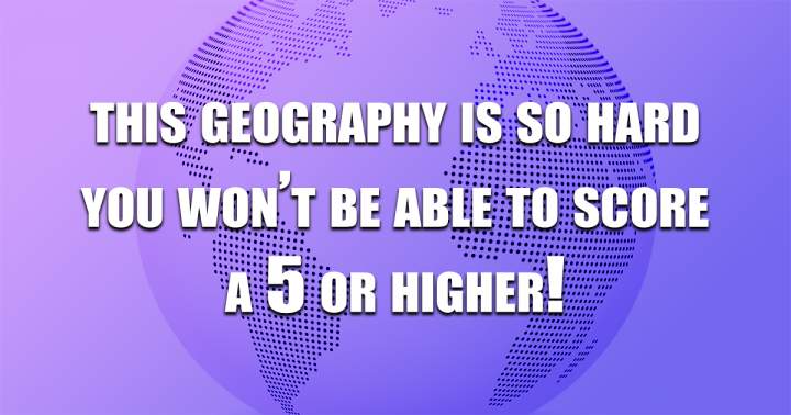 Banner for Geography Quiz with a Fresh Twist