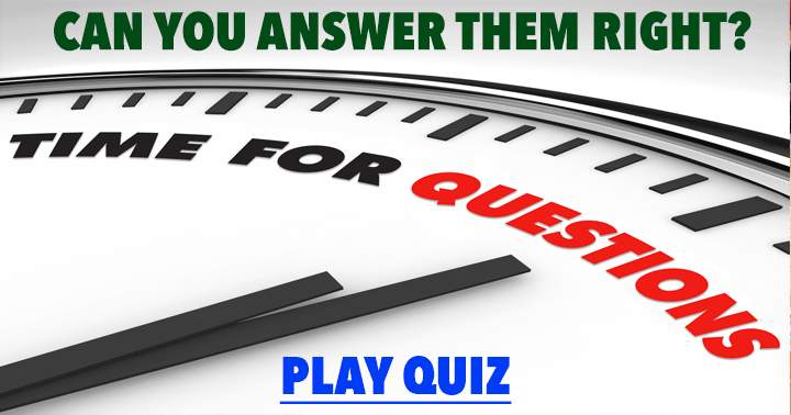 Quiz on Various Subjects